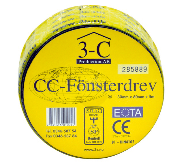Fugebånd for vinduer og dører - CC Fugebånd for vinduer og dører - CC