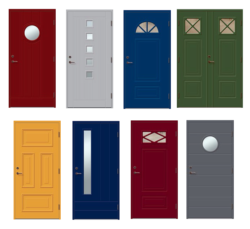 Farge p drens utside