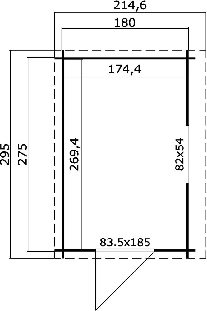 Bod Juni 2 - 4,9 m² Bod Juni 2 - 4,9 m²
