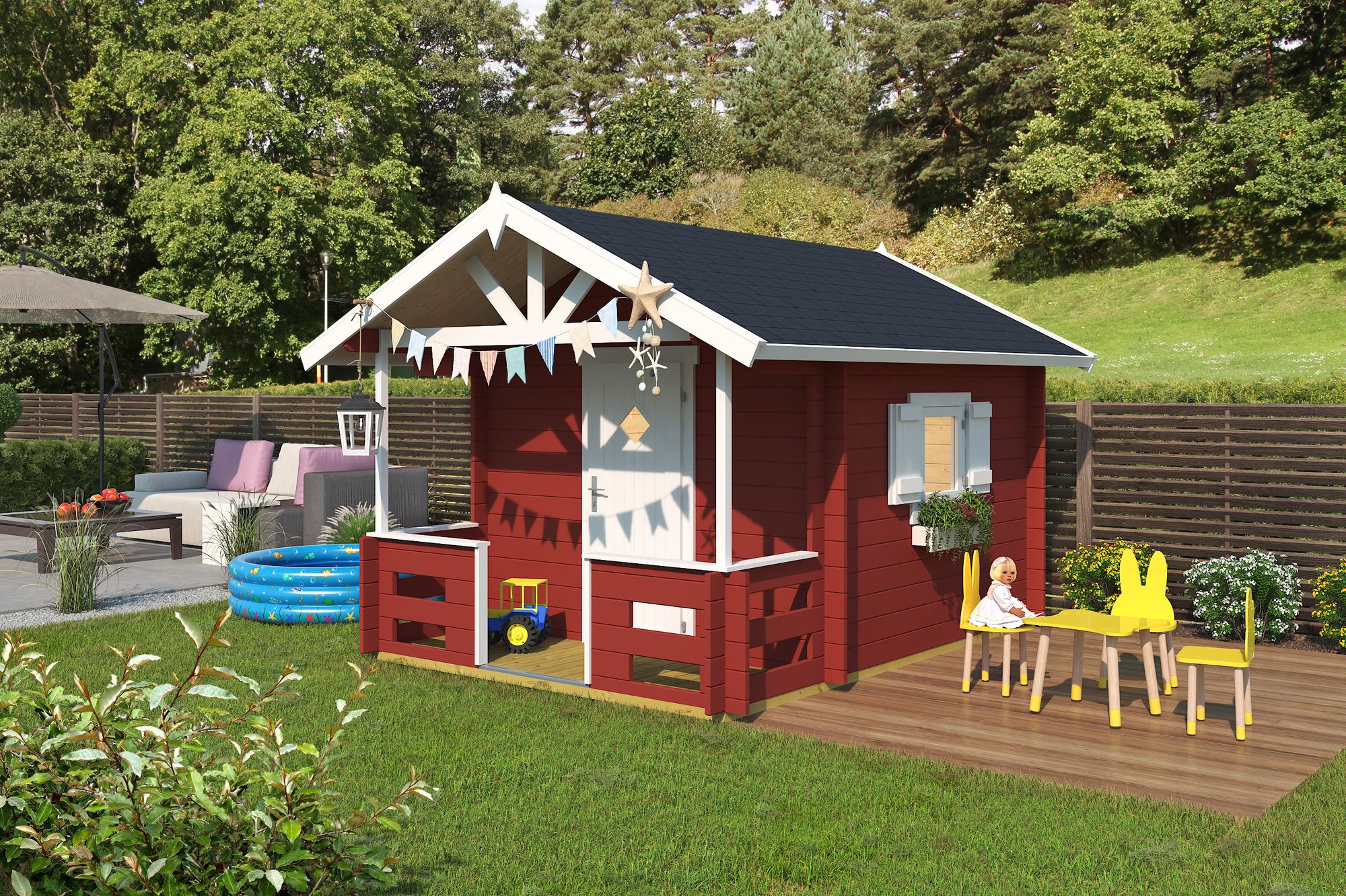 Lekehus Liam - 5,5 m² Lekehus Liam - 5,5 m²