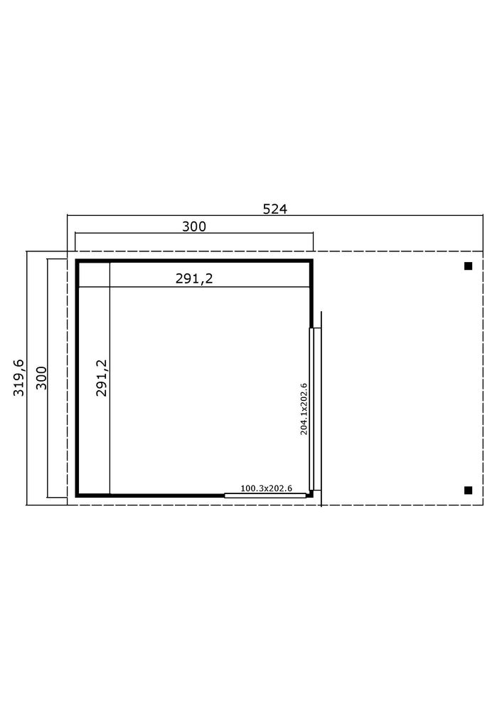 Anneks/ bod Katja B - 9 + 5 m² Anneks/ bod Katja B - 9 + 5 m²