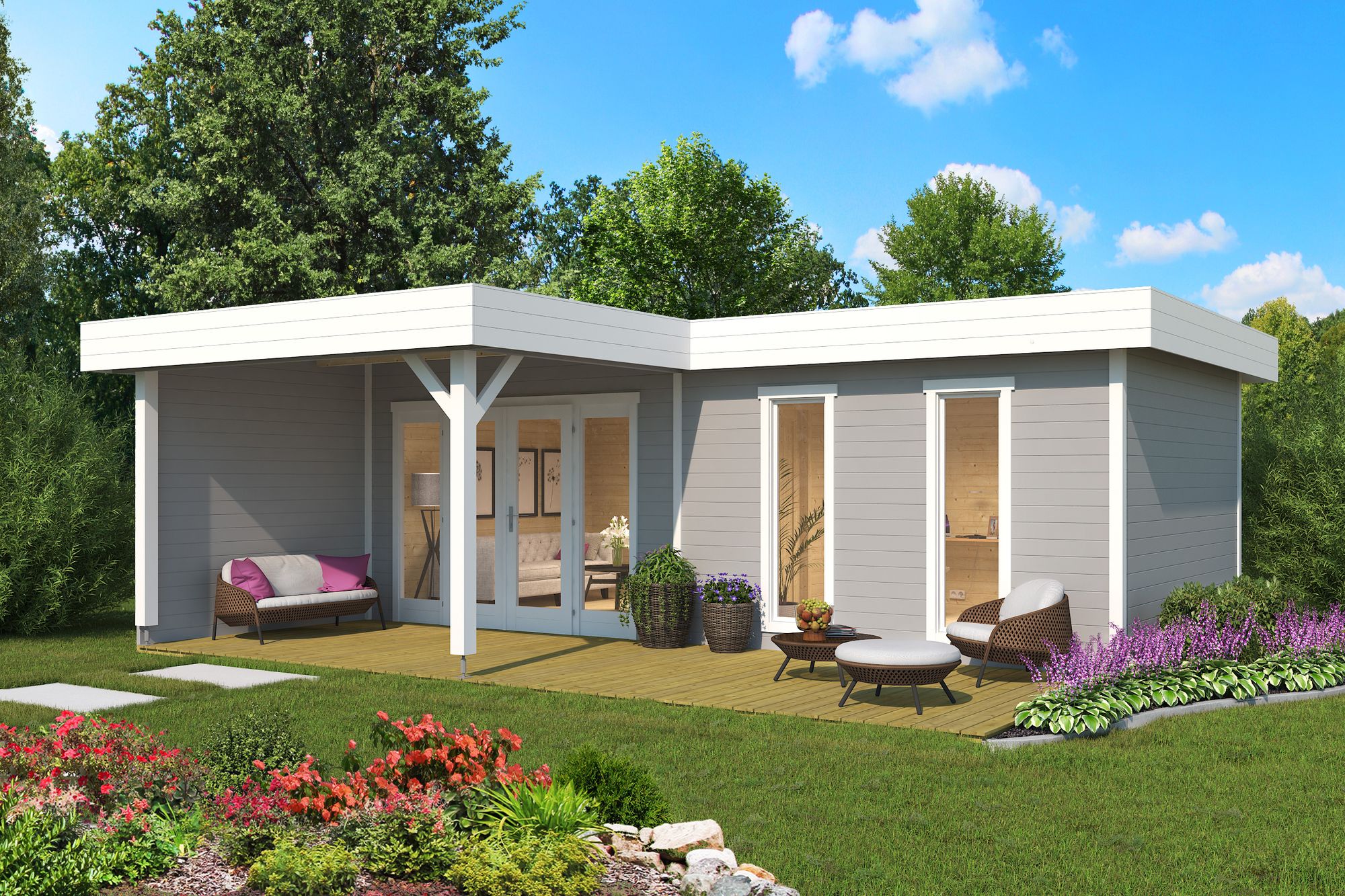 Attefall hus Bravo B - 24,5 m² Attefall hus Bravo B - 24,5 m²