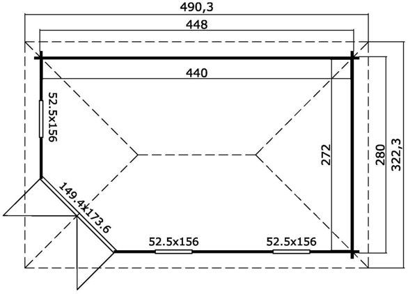 Anneks Leander - 12,5 m² Anneks Leander - 12,5 m²