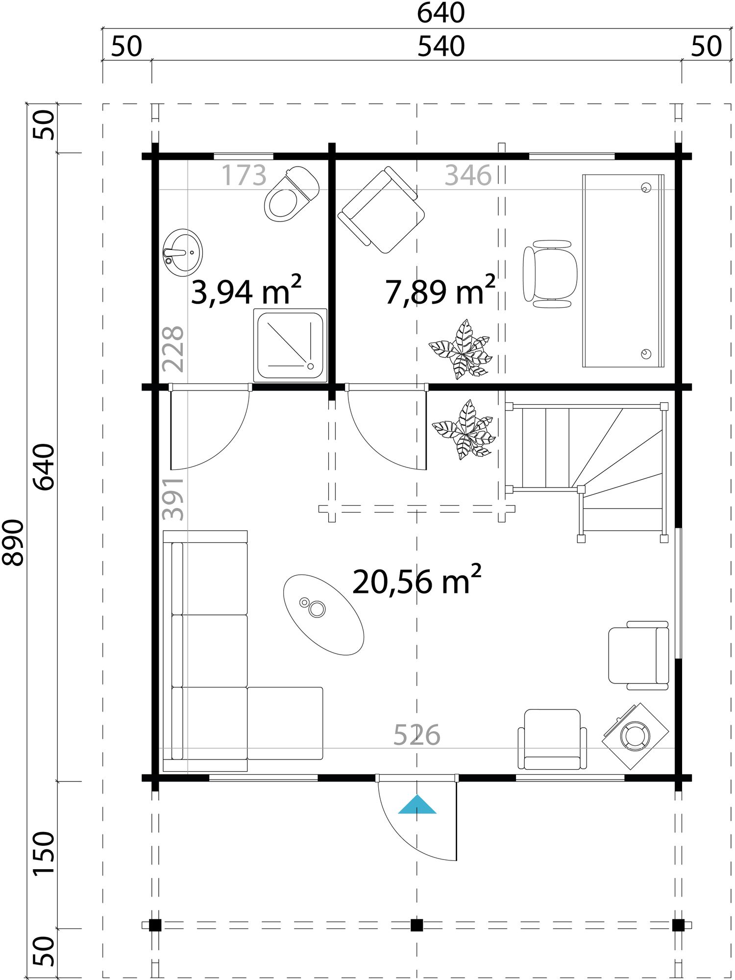 Feriehus Ingela C - 36,9 m�