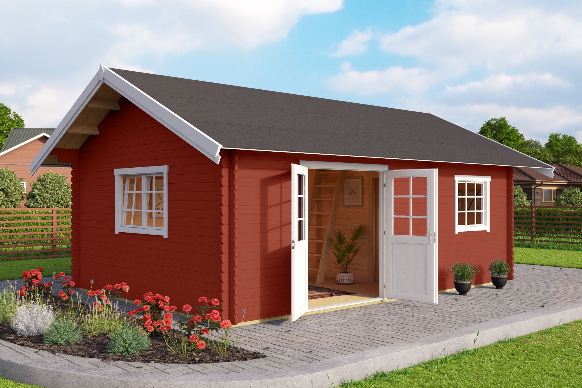 Attefallhus Lina Guld - 24,3 m² Attefallhus Lina Guld - 24,3 m²