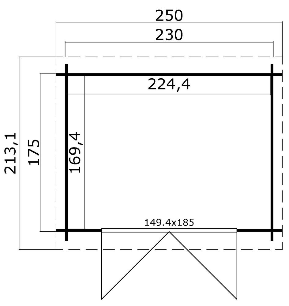 Bod Gudrun A - 4 m² Bod Gudrun A - 4 m²