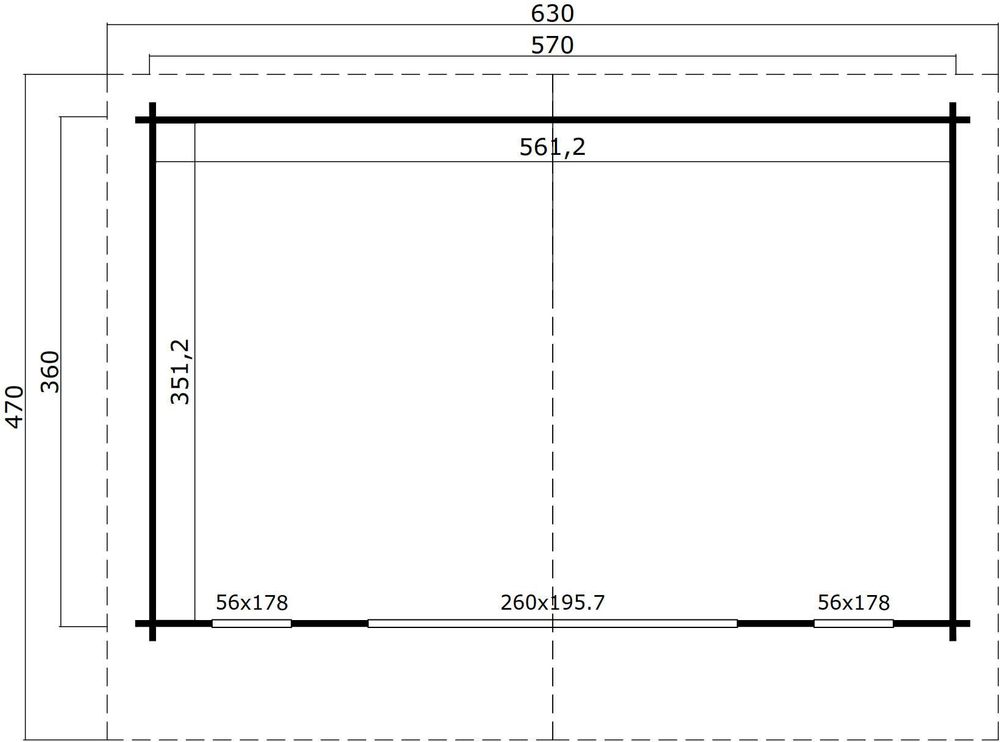 Anneks Gunvald B - 20,5 m² Anneks Gunvald B - 20,5 m²