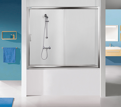 Dusjd�r Badekar TX - 5mm glass (skyved�r)