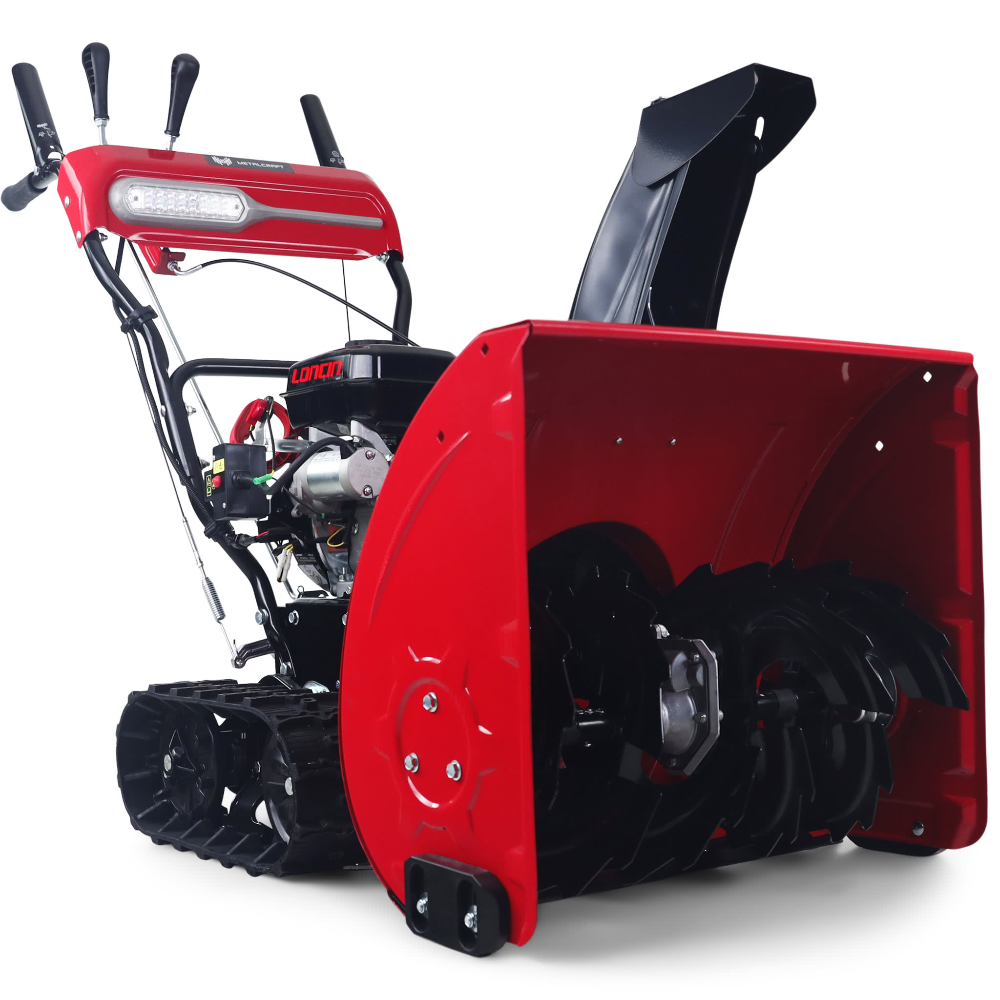 Snøfreser 6,5 HK 196CC Premium elektrisk start og beltedrevet og lett 4,1 KW - Metalcraft Snøfreser 6,5 HK 196CC Premium elektrisk start og beltedrevet og lett 4,1 KW - Metalcraft
