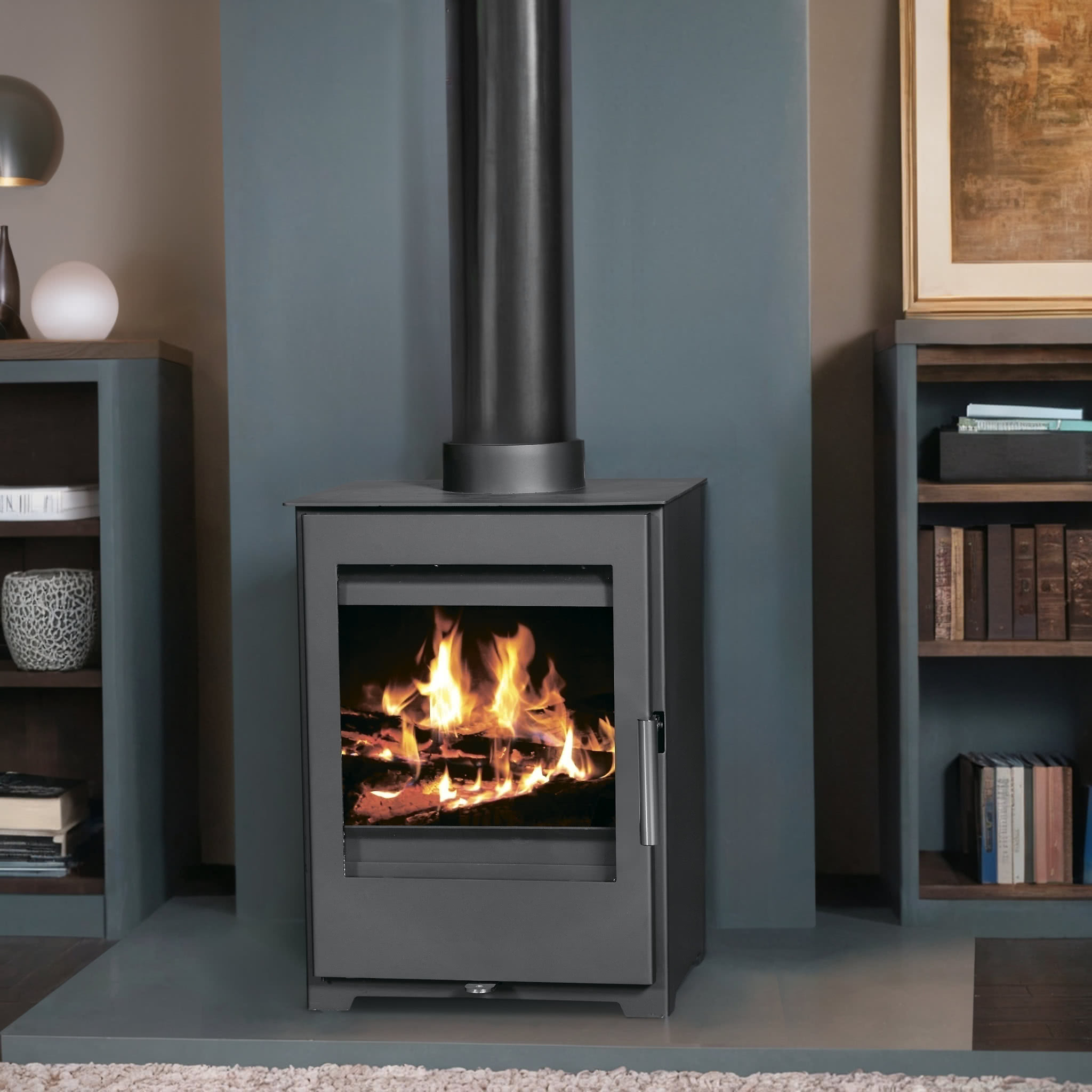 Vedovn 5kW med Moderne Design - Lappi Vedovn 5kW med Moderne Design - Lappi