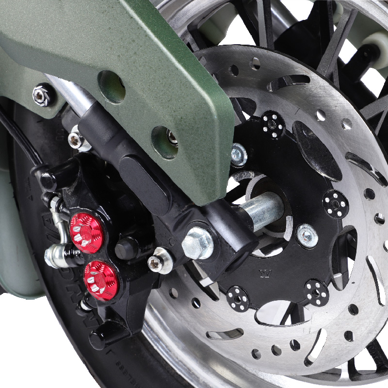 Elscooter Bue - Gr�nn 2000W + Reflekterende sele