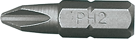 Bits, PH2x25mm - 10-pakk Bits, PH2x25mm - 10-pakk
