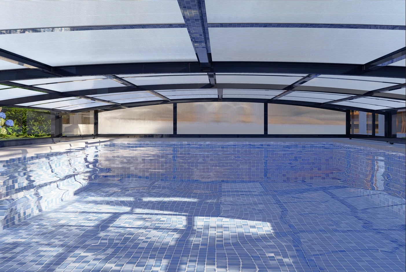 Bassengdekke ECO - 5 x 10 m