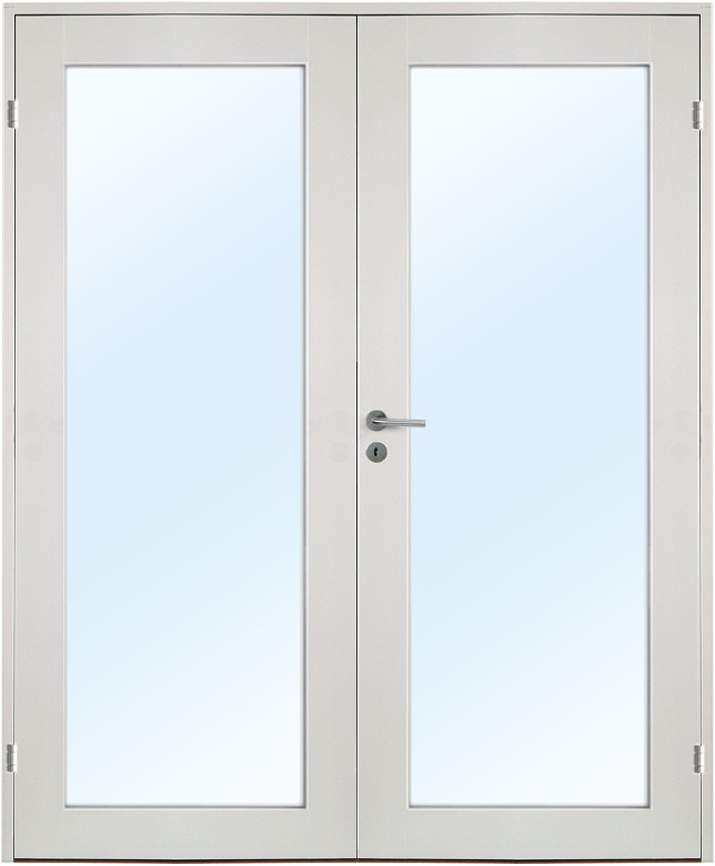 Ulv�ya dobbel innerd�r - 1-speil - Helglass - Massiv