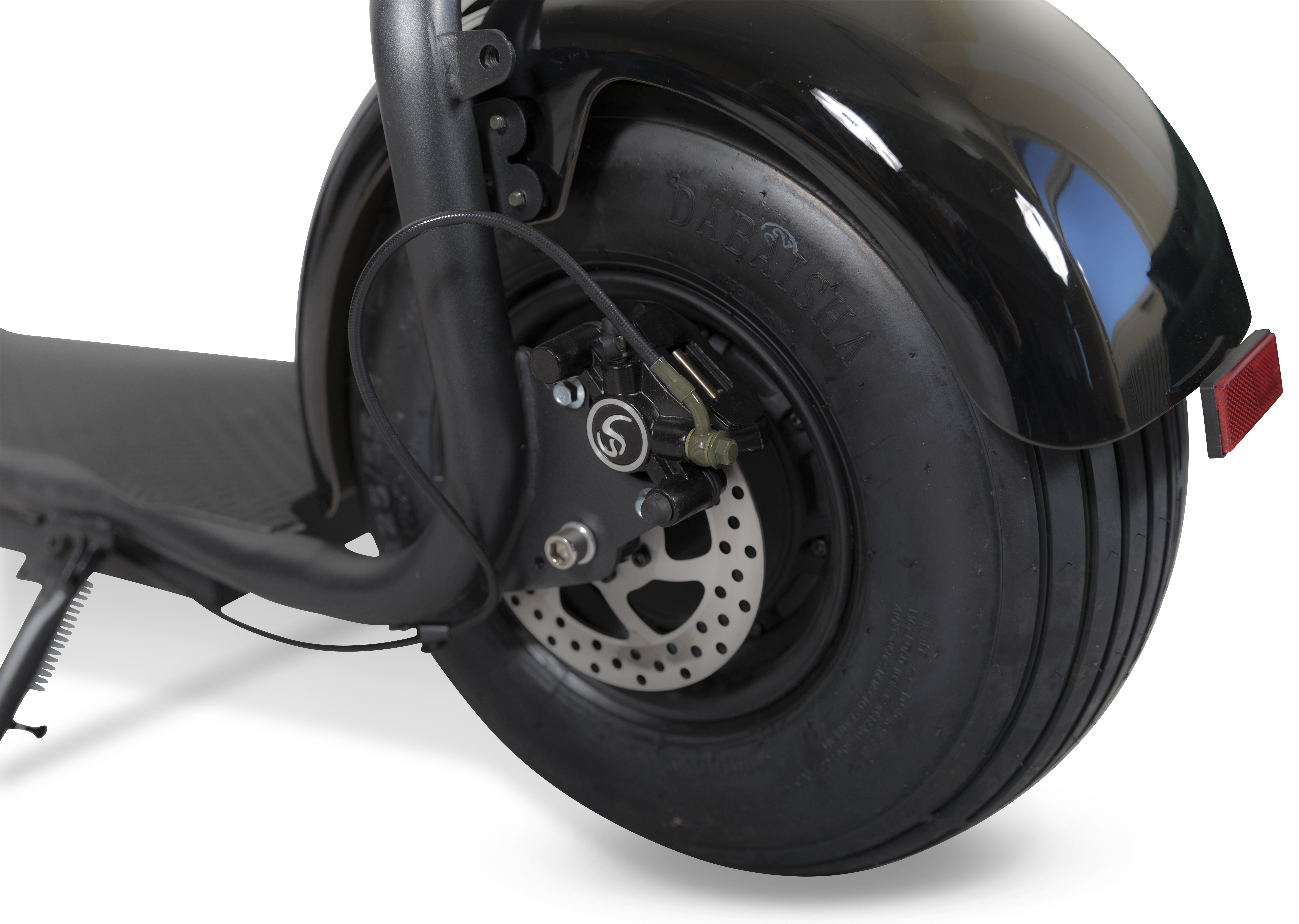 Elscooter Fatbike - 1000W + Reflekterende sele Elscooter Fatbike - 1000W + Reflekterende sele