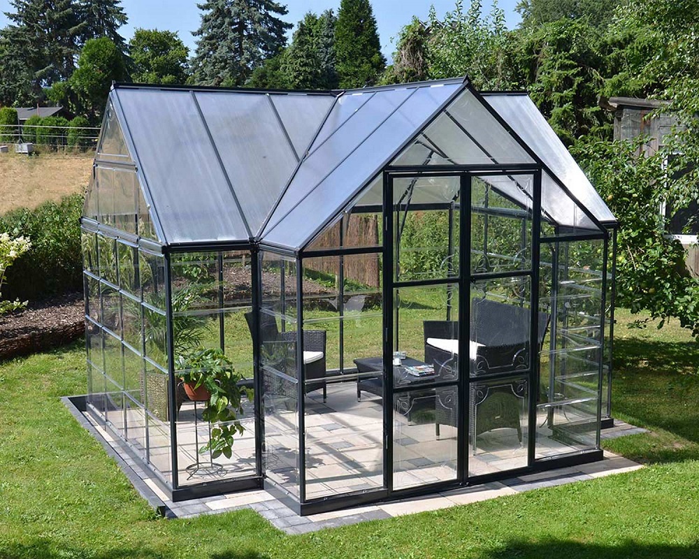 Victory Orangery drivhus 10,2 m² + Drivhusrengjøring Victory Orangery drivhus 10,2 m² + Drivhusrengjøring