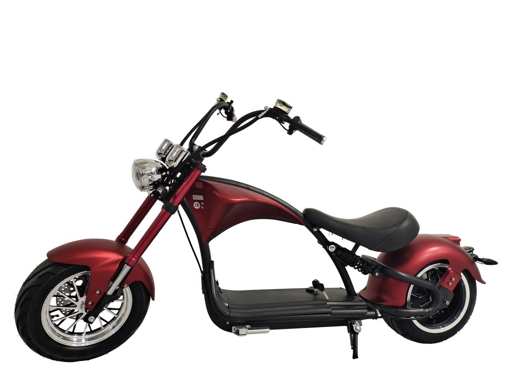 Elscooter Båge - Rød 2000W + Reflekterende sele Elscooter Båge - Rød 2000W + Reflekterende sele