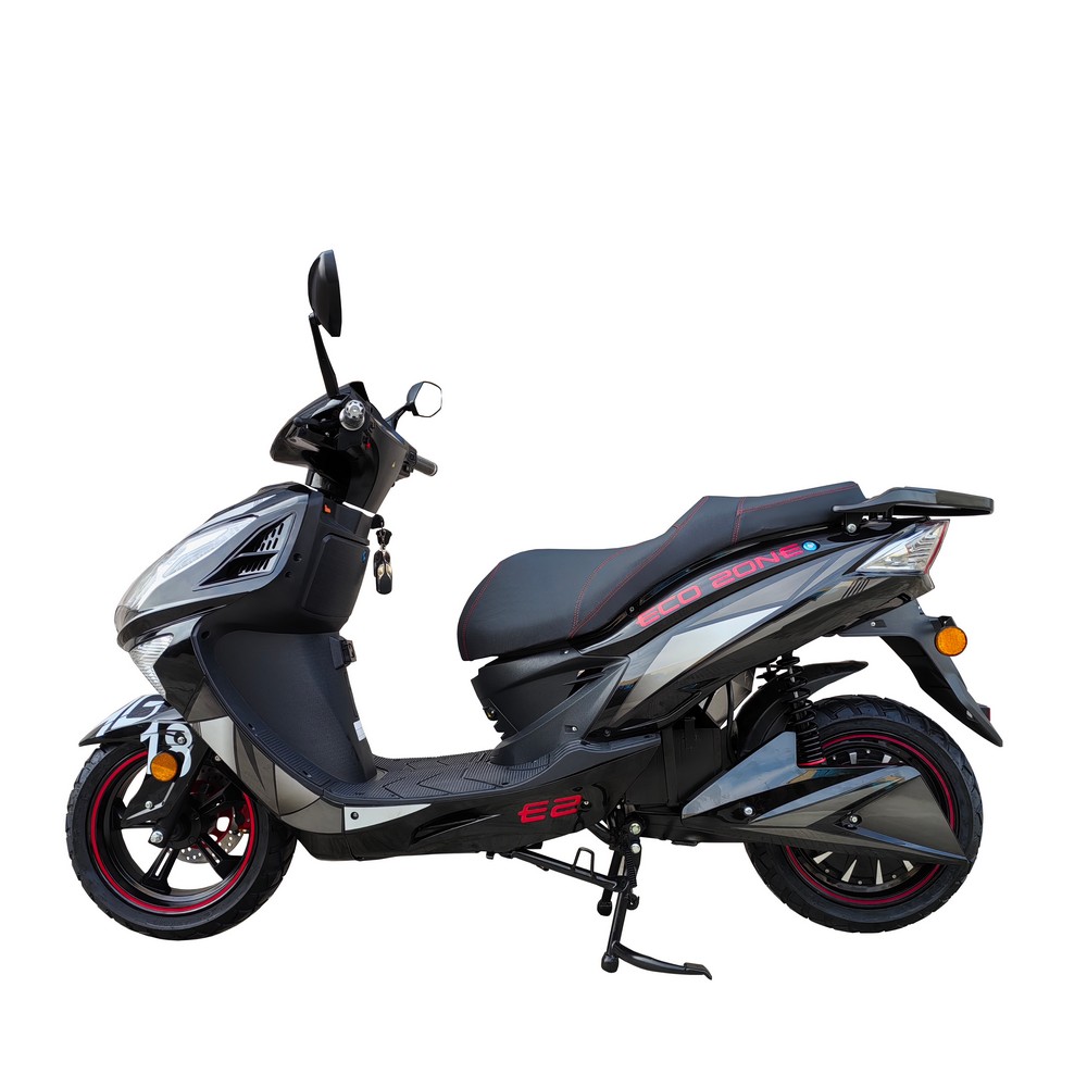 Elmoped 2000W - Svart + L�s kjede