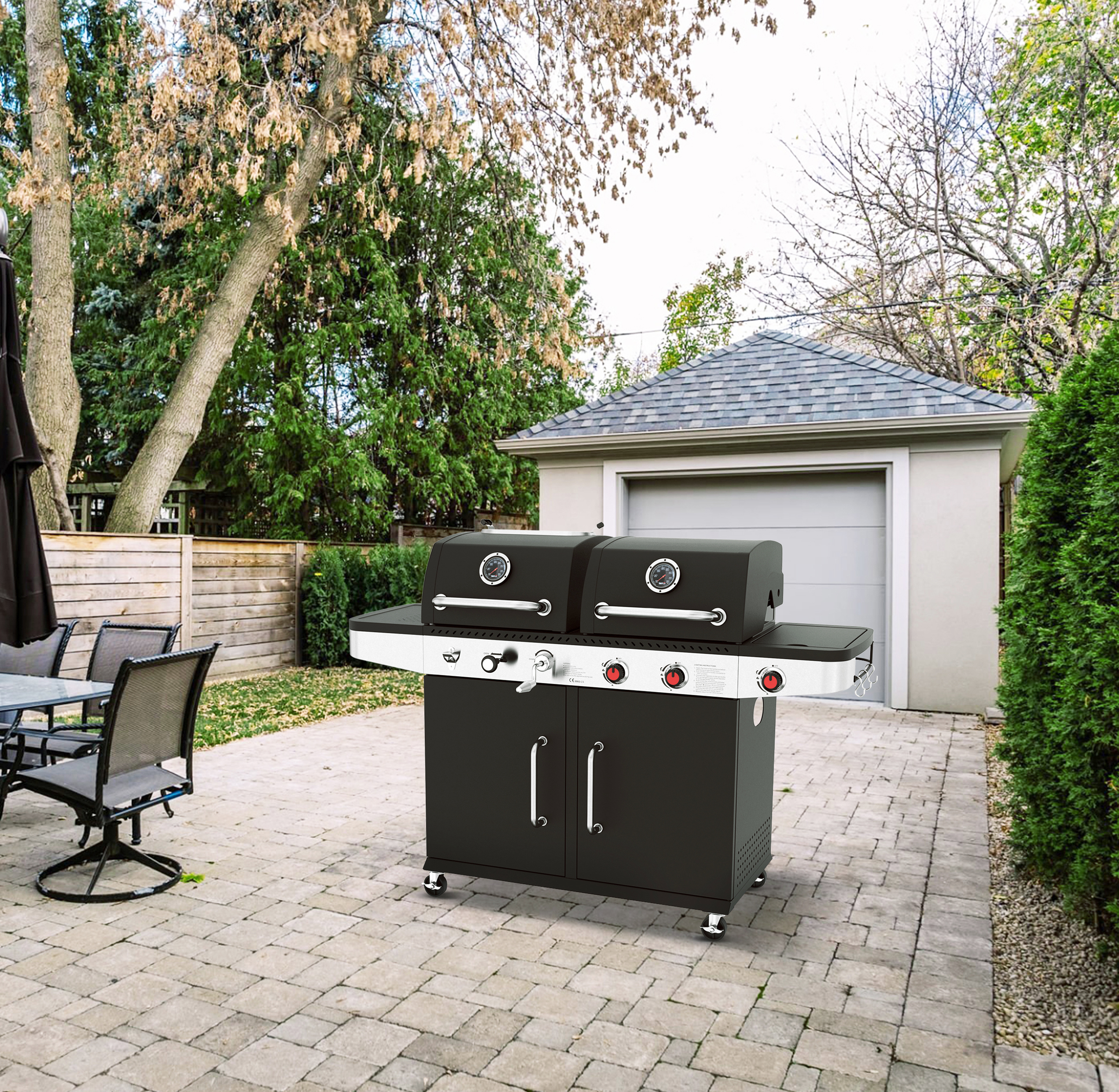 Firepit XL - Gassgrill og kullgrill Firepit XL - Gassgrill og kullgrill