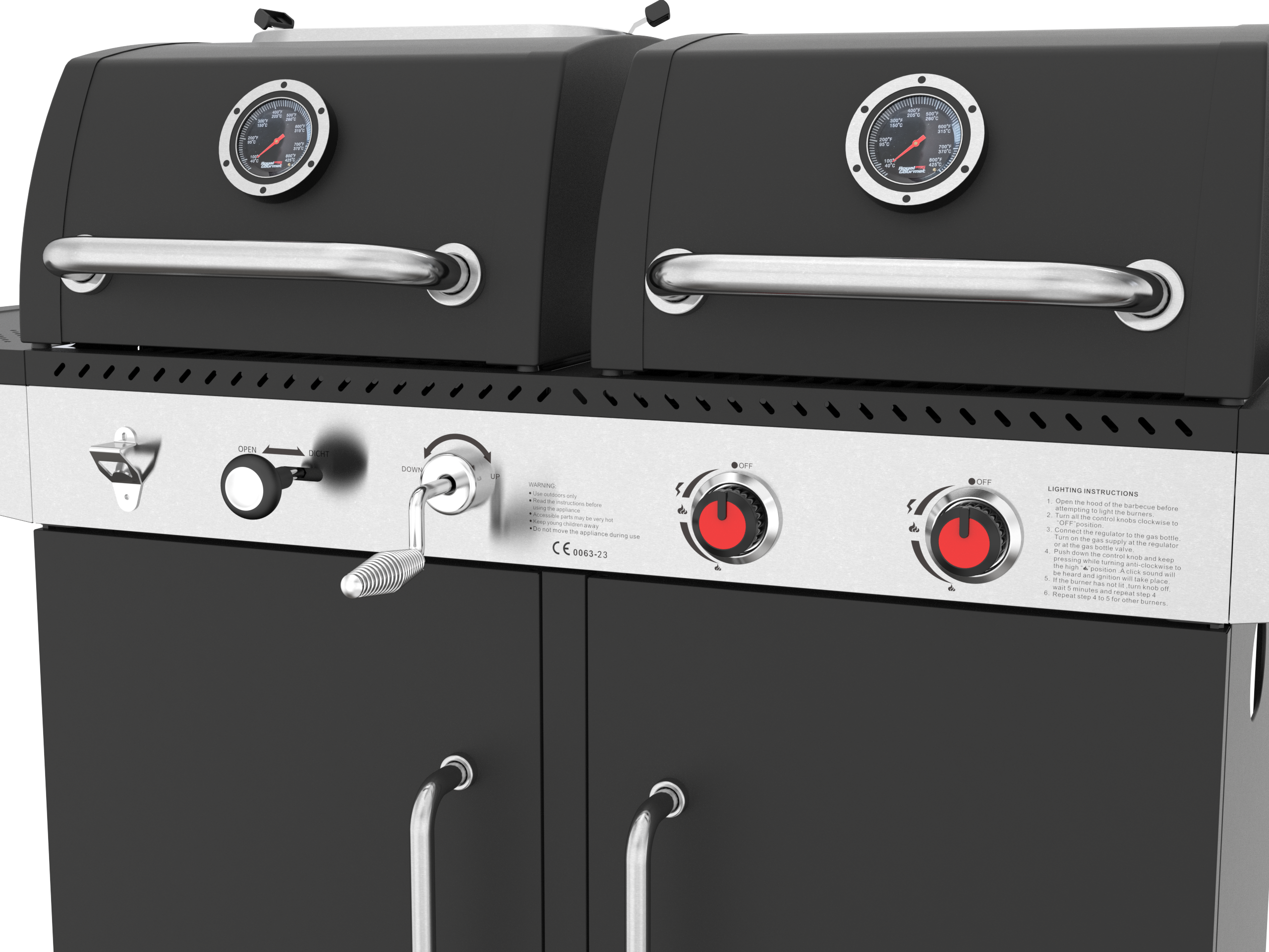 Firepit XL - Gassgrill og kullgrill Firepit XL - Gassgrill og kullgrill