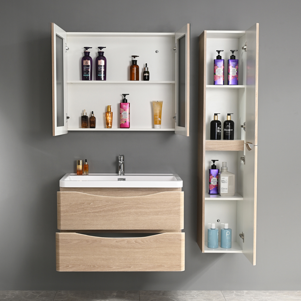 Baderomssett - Sydney 80 cm | treimitasjon | moderne og med smart oppbevaring