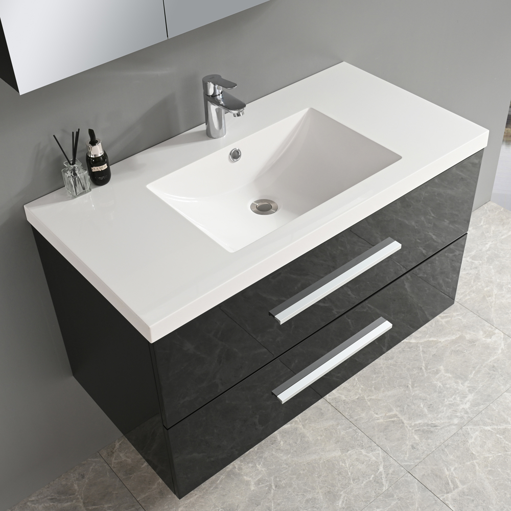 Baderomsm�bel Malaga 90 cm - Sort