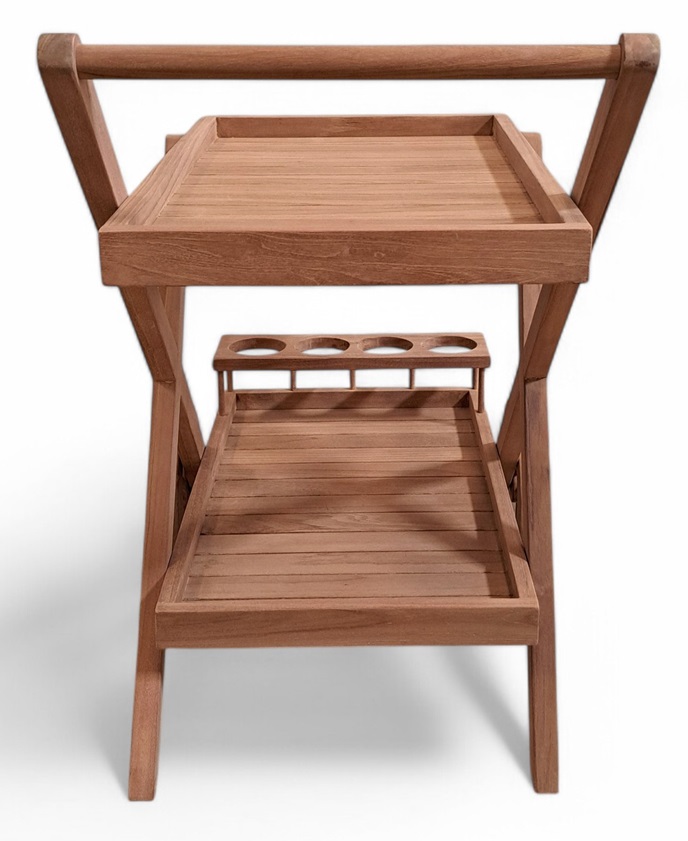 Salt� serveringsvogn i teak - Barvogn i teak