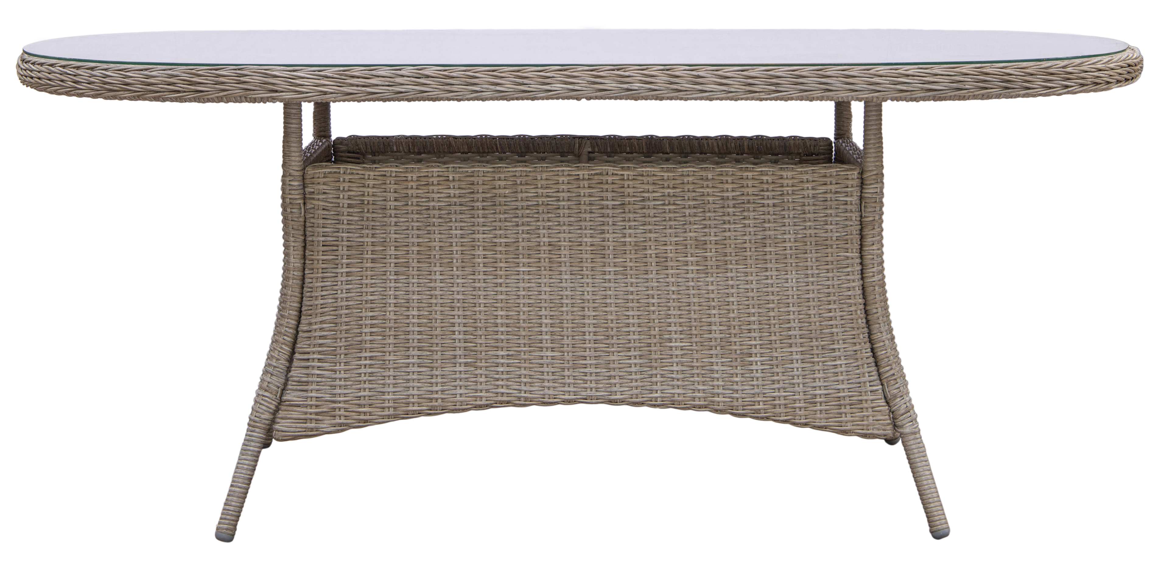 Hagebord - Menton | 180x100cm | Natur | Oval