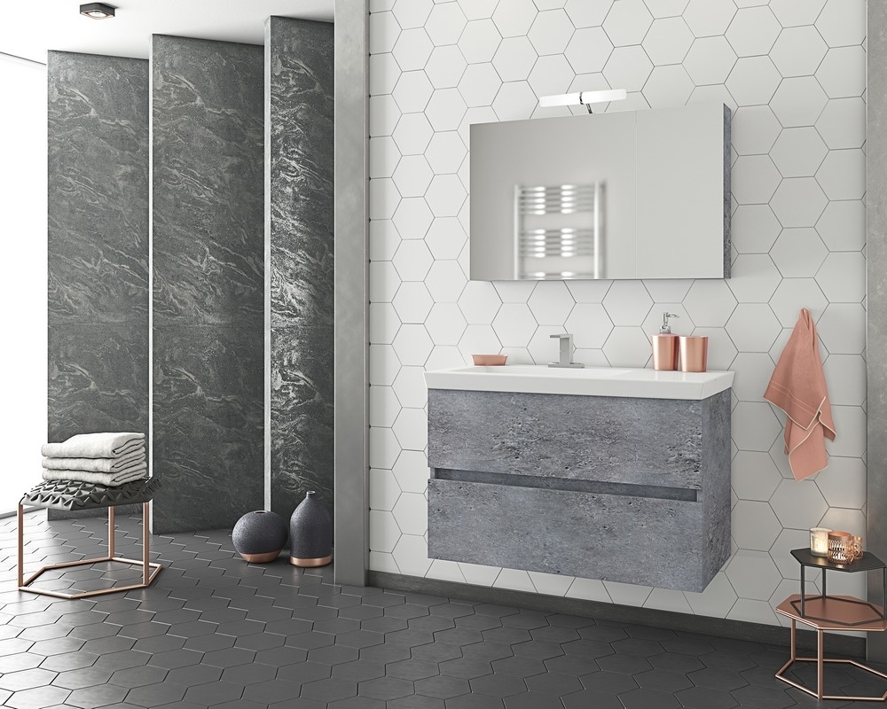 Møbelpakke Luxus 85 granitt Møbelpakke Luxus 85 granitt