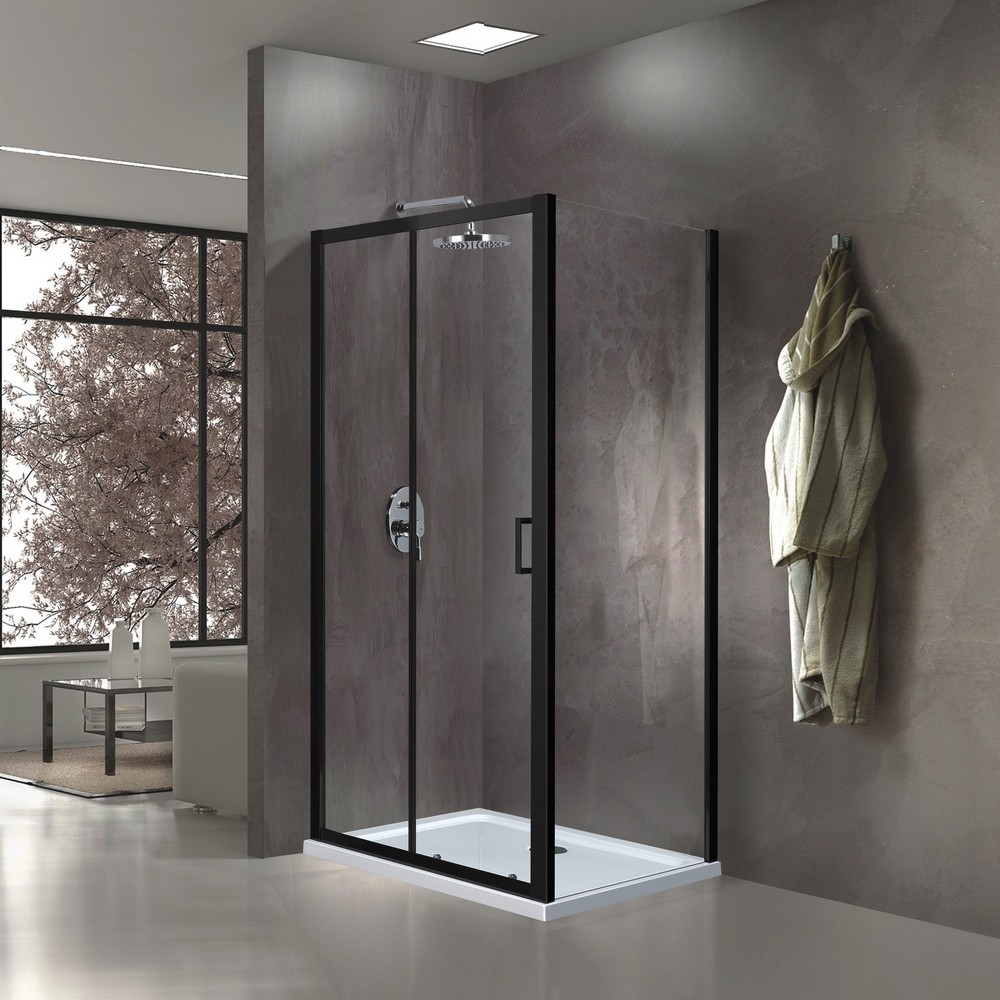 Industry dusjhj�rne - Med glassvegg