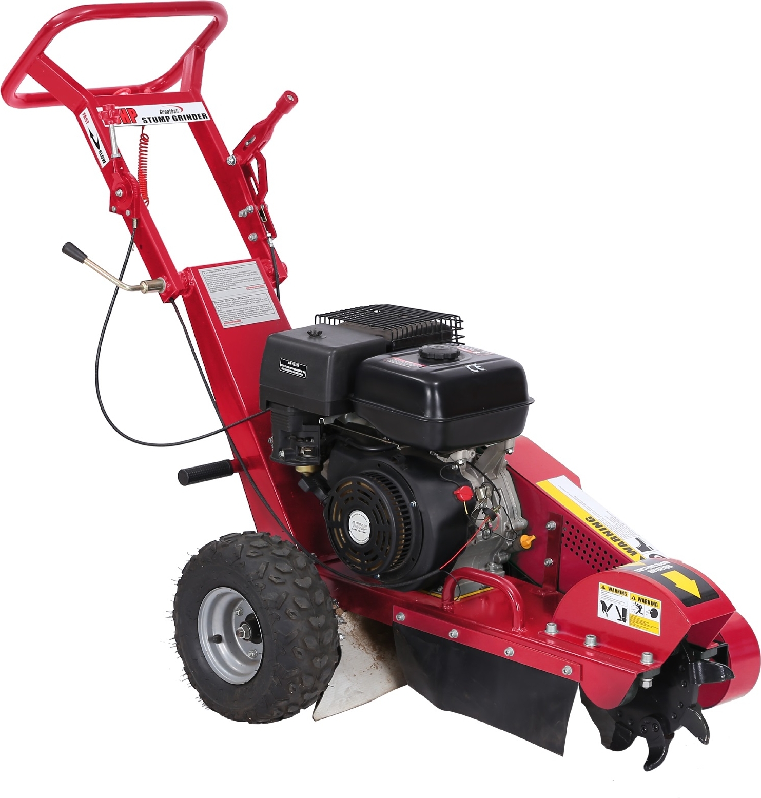 Stubbefreser - 15hk + Drivstofflagring Stubbefreser - 15hk + Drivstofflagring