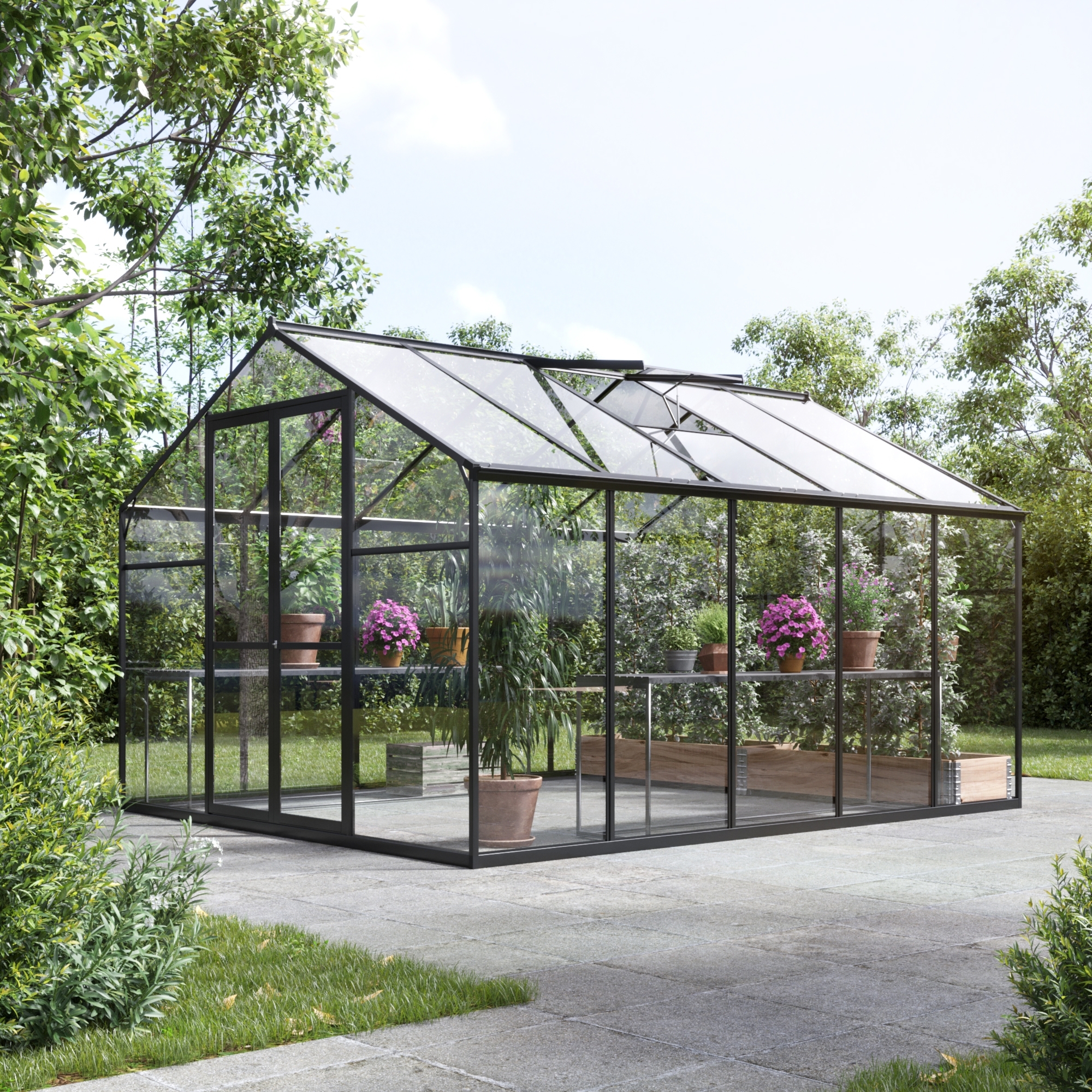 Drivhus Titan - 7,7 m² Drivhus Titan - 7,7 m²