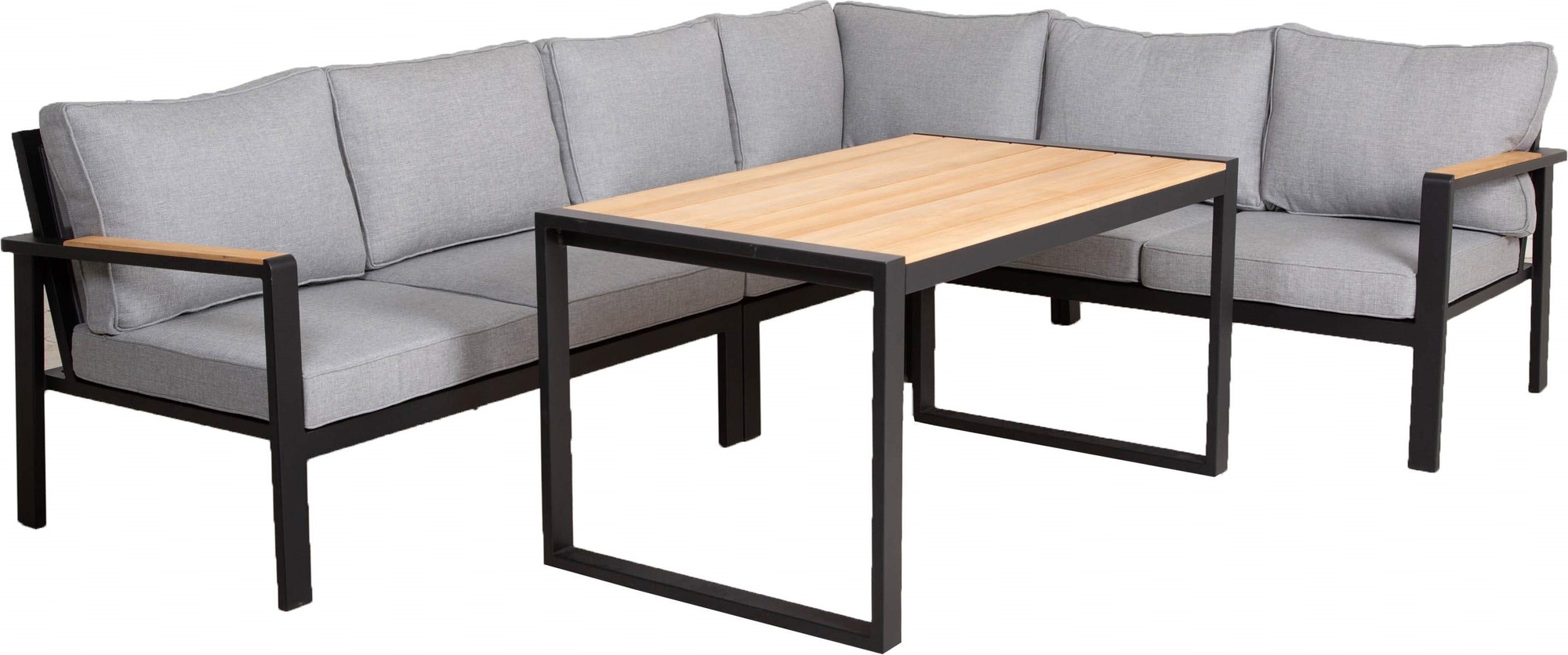 Stanford loungegruppe By Martinsen - Teak / Svart / Gr�tt
