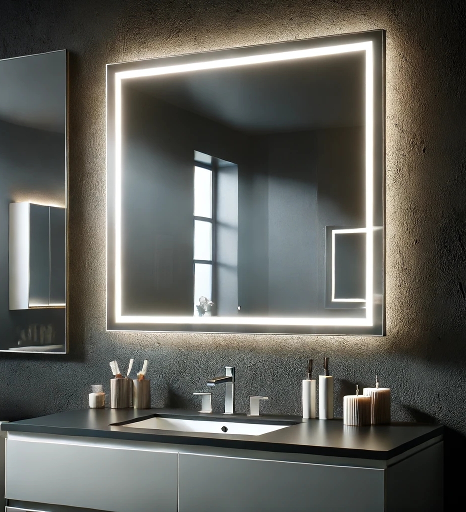 Badespeil med LED Badespeil med LED
