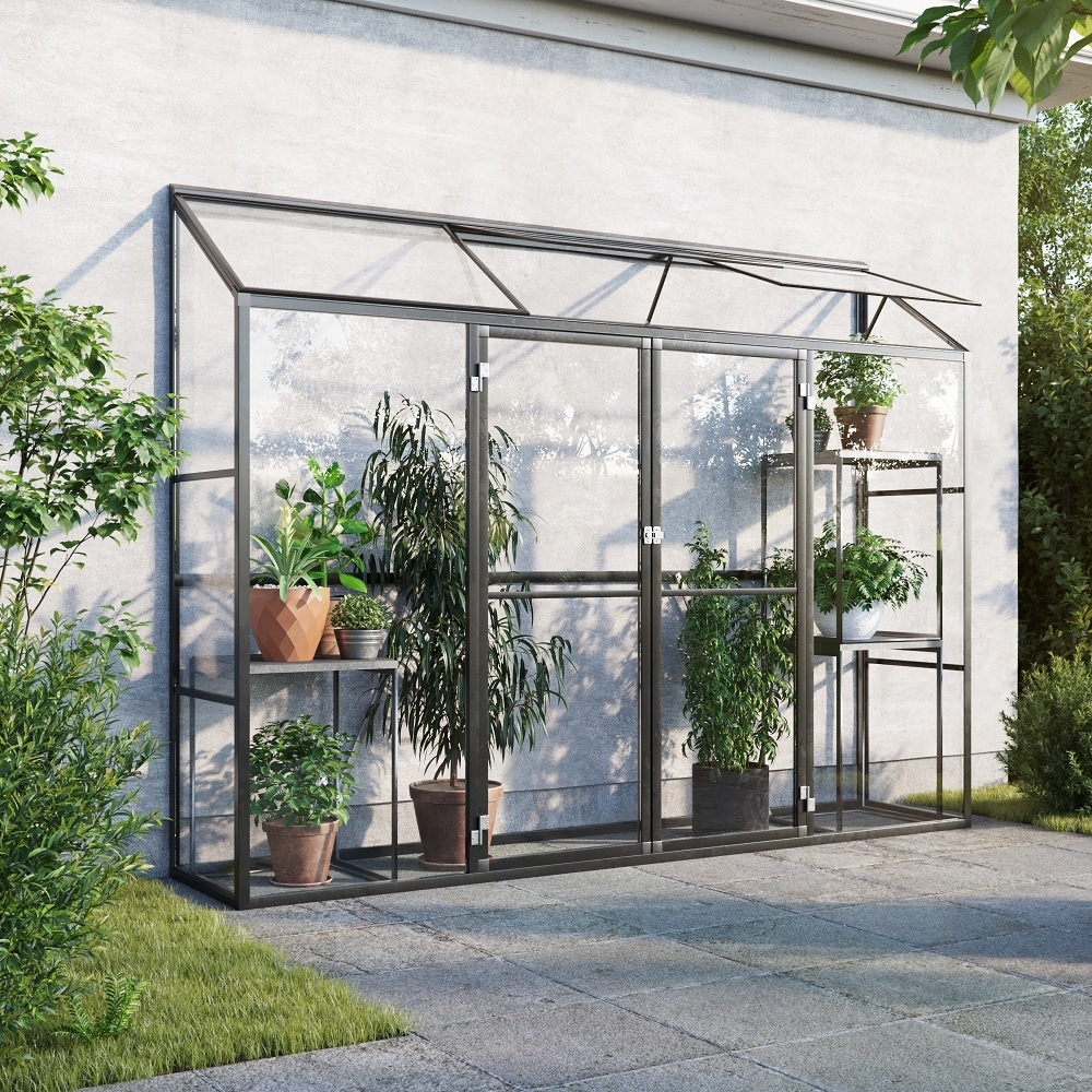 Veggdrivhus Atlas - 1,3 m� + Drivhusrengj�ring