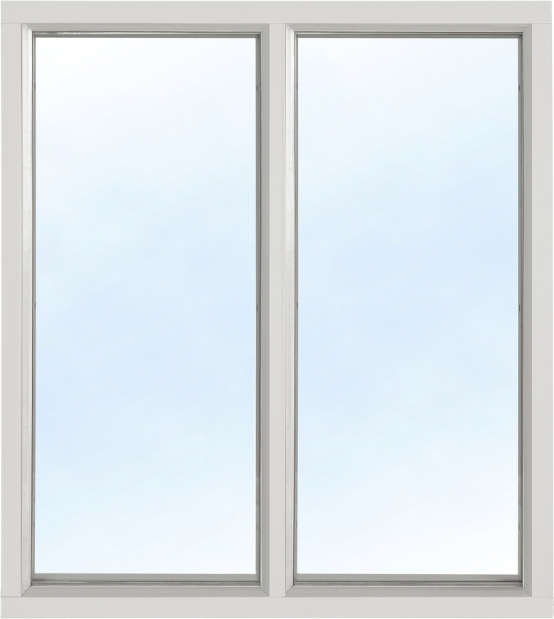 Fast vindu med buet stolpe - Aluminium - 3-glass U-verdi 1,1 - Uttak