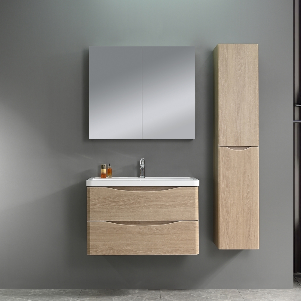 Baderomssett - Sydney 80 cm | treimitasjon | moderne og med smart oppbevaring
