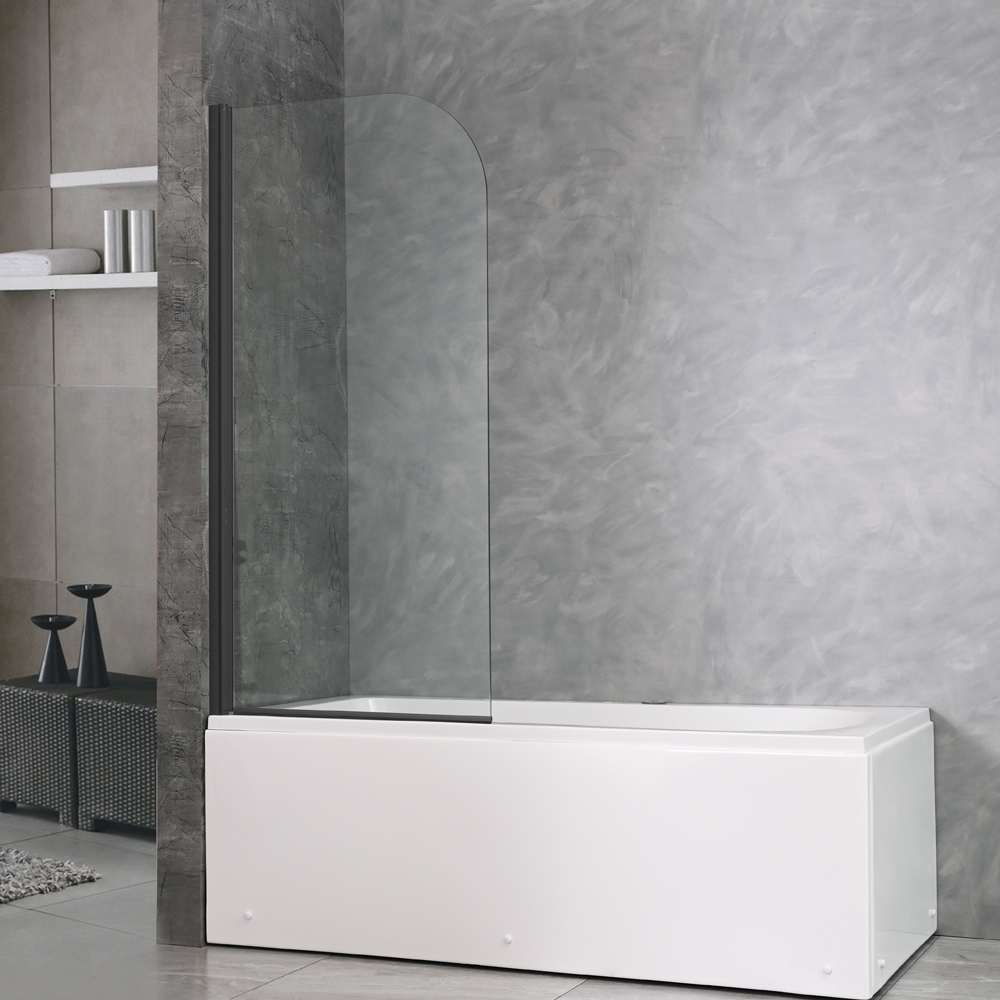 Badekarvegg Novelle - Avrundede hj�rner | svart