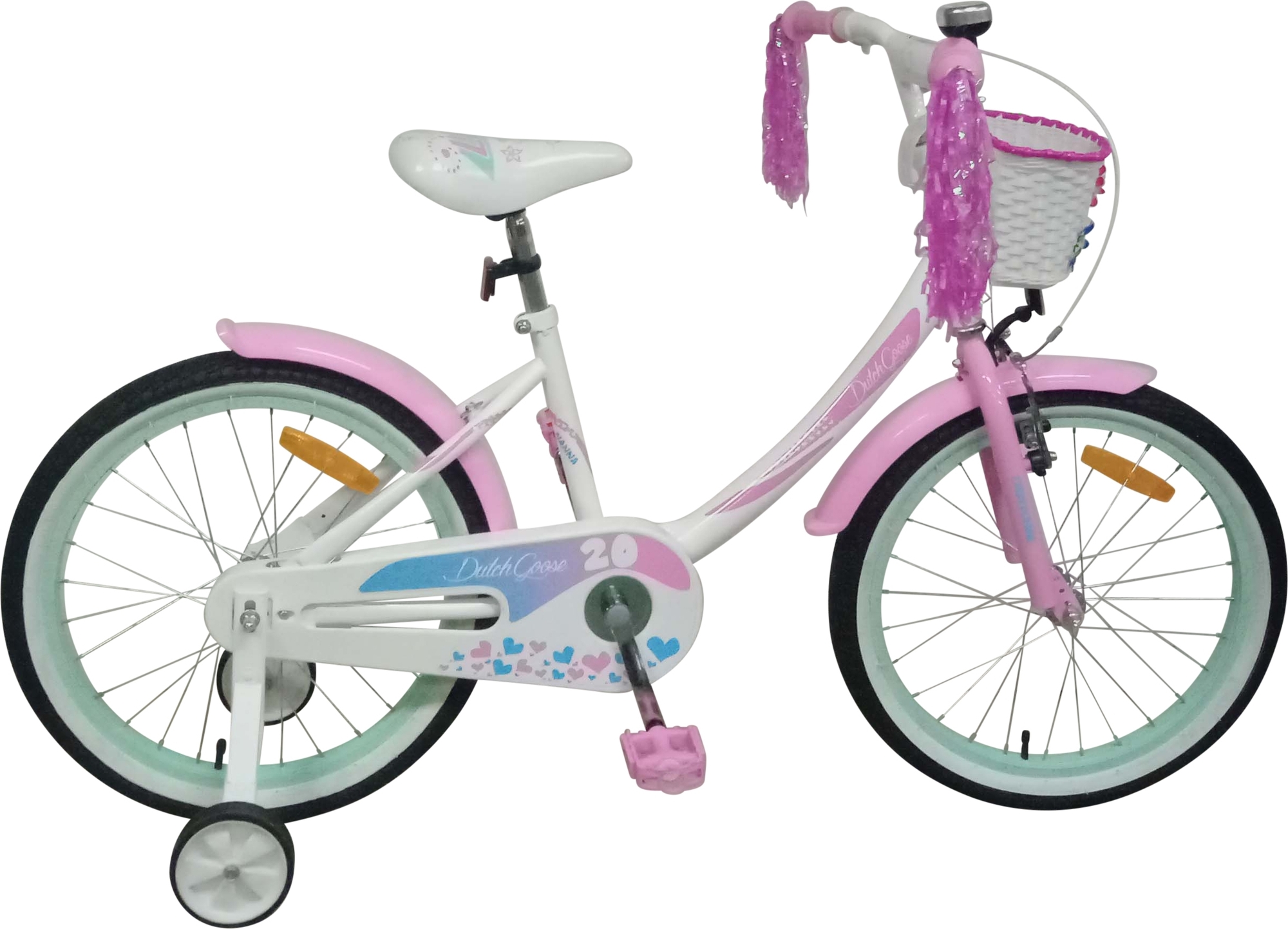 Barnesykkel Lily 20" - Hvit