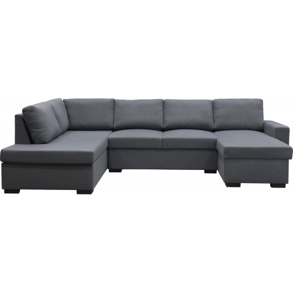 U-sofa Solna vendbar - 309 cm - mørkegrå U-sofa Solna vendbar - 309 cm - mørkegrå