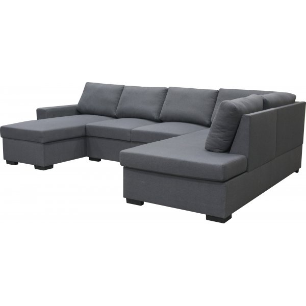 U-sofa Solna vendbar - 309 cm - mørkegrå U-sofa Solna vendbar - 309 cm - mørkegrå