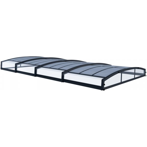 Bassengtak Majorca - Skyvbart - 4x8m Bassengtak Majorca - Skyvbart - 4x8m