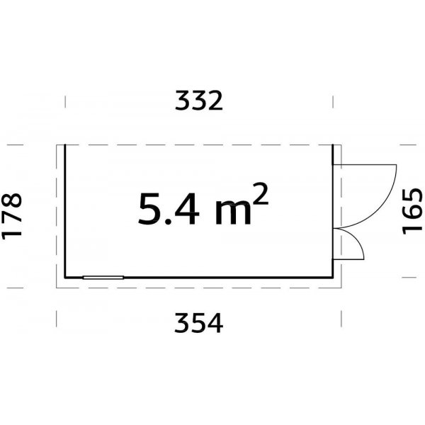 Bod Mia - 5,4 m² Bod Mia - 5,4 m²