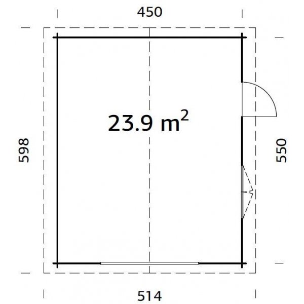 Garasje Roger - 23,9 m