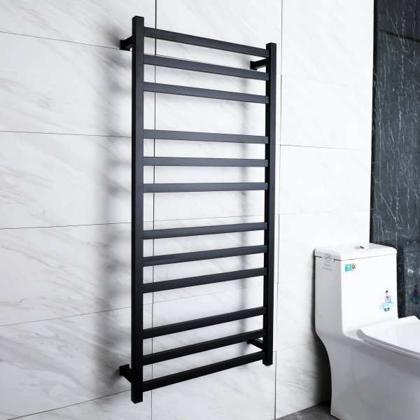 Elektrisk håndkletørker 60x128x12cm | SC7B | Svart Elektrisk håndkletørker 60x128x12cm | SC7B | Svart