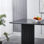 Crossby spisebord 180x90 cm - Sortbeiset eik Crossby spisebord 180x90 cm - Sortbeiset eik
