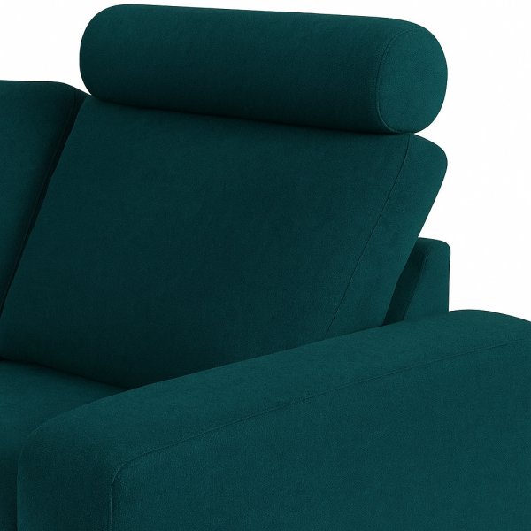 Nakkepute Elegia 50 cm - Petrolbl� fl�yel