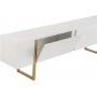 Serenity TV-stativ 180 cm - Hvit/gull