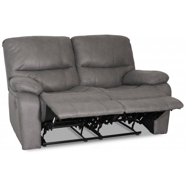 Lenestolsofa 2-seters grå kinosofa Lenestolsofa 2-seters grå kinosofa