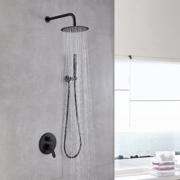 Dusjbatteri Violet - Sort